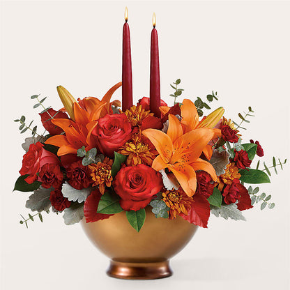 Fruits of Fall Centerpiece –  Village Florist, Richmond KY