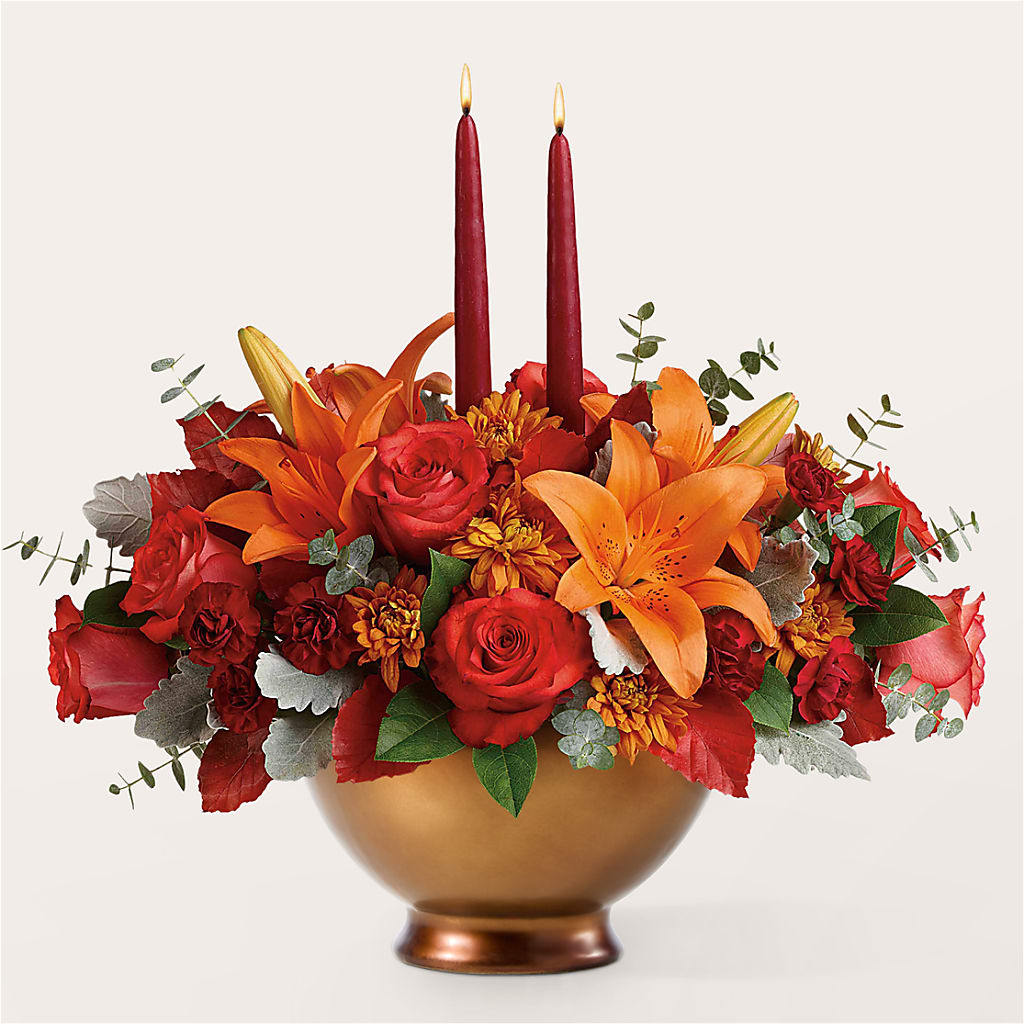 Fruits of Fall Centerpiece –  Village Florist, Richmond KY