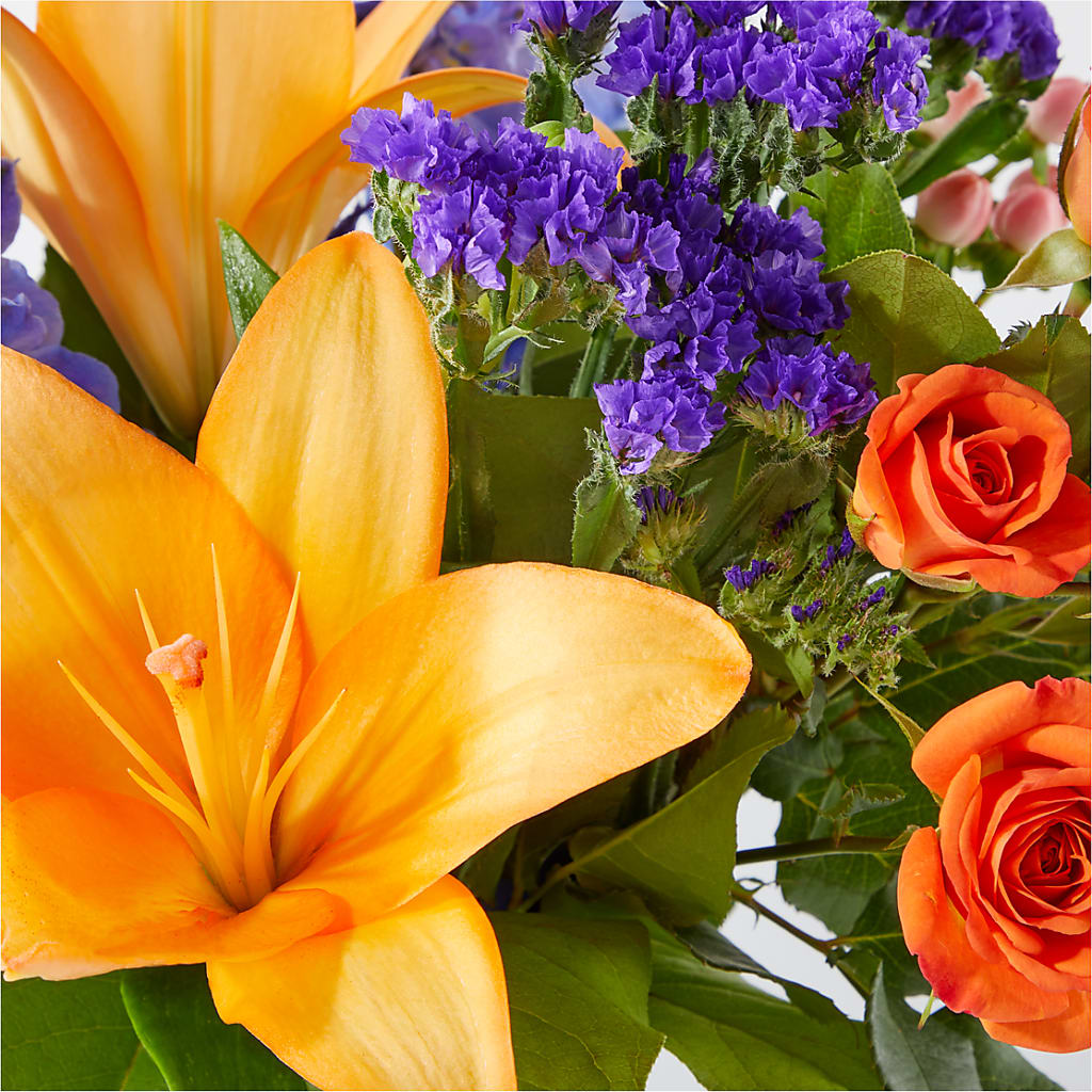 Radiant Citrus Bouquet –  Village Florist, Richmond KY