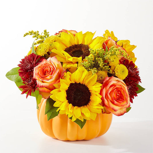 Golden Gourd Pumpkin Bouquet –  Village Florist, Richmond KY