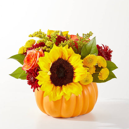 Golden Gourd Pumpkin Bouquet –  Village Florist, Richmond KY