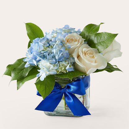 Sky Blue Delight Bouquet –  Village Florist, Richmond KY