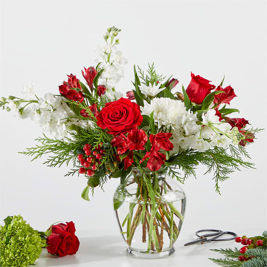 Merry Moment Bouquet – A Florist Original –  Village Florist, Richmond KY