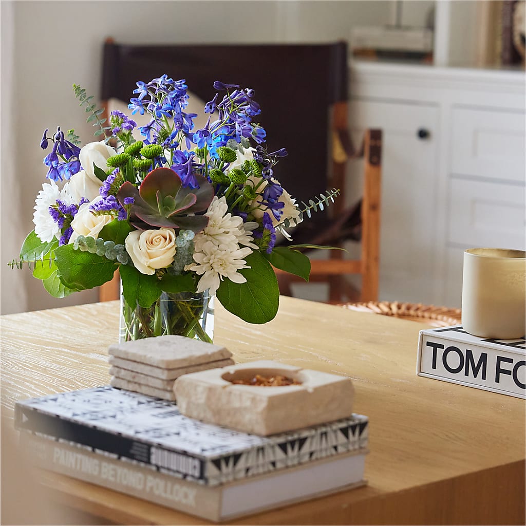 Cerulean Waves Bouquet –  Village Florist, Richmond KY