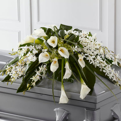 Angel Wings Casket Spray –  Village Florist, Richmond KY
