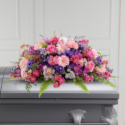 Glorious Garden Casket Spray –  Village Florist, Richmond KY