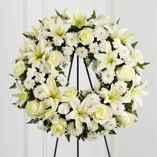 Treasured Tribute Wreath –  Village Florist, Richmond KY