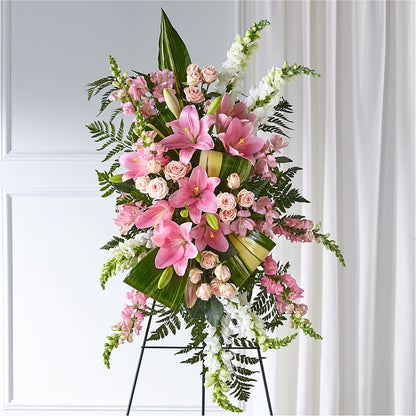 Elegant Embrace Standing Spray –  Village Florist, Richmond KY