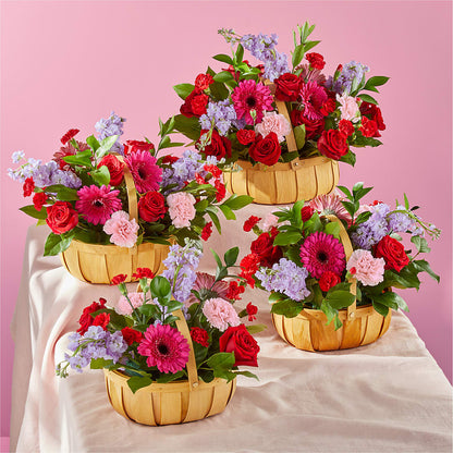 Pink Picnic Basket –  Village Florist, Richmond KY