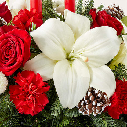 Seasonal Festivities Centerpiece –  Village Florist, Richmond KY