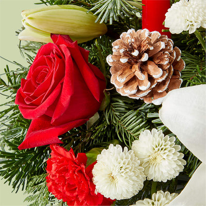 Seasonal Festivities Centerpiece –  Village Florist, Richmond KY
