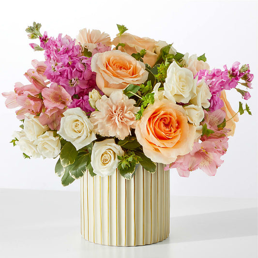 Paradise Bouquet with Ivory Vase –  Village Florist, Richmond KY