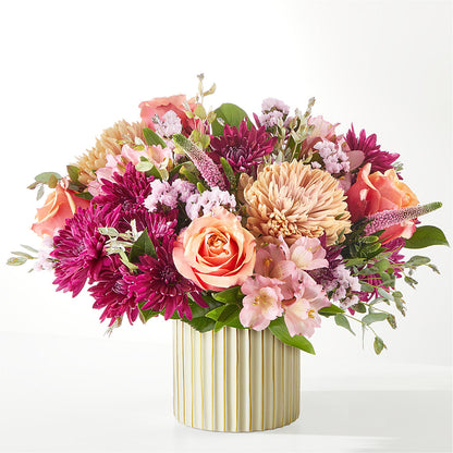 Berry Cobbler Bouquet with Ivory Vase –  Village Florist, Richmond KY