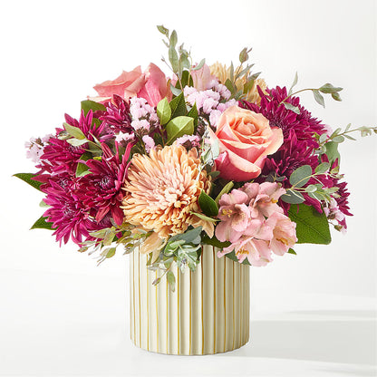 Berry Cobbler Bouquet with Ivory Vase –  Village Florist, Richmond KY