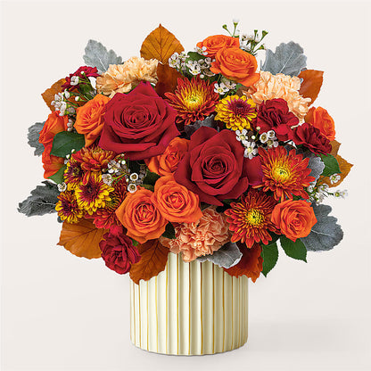 Merlot Bouquet with Ivory Vase –  Village Florist, Richmond KY