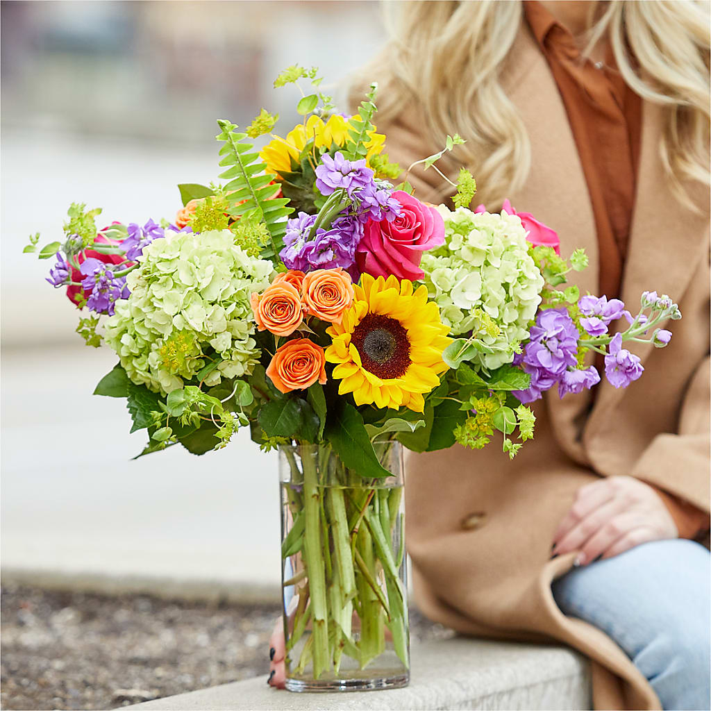Vibrant Greetings Bouquet –  Village Florist, Richmond KY