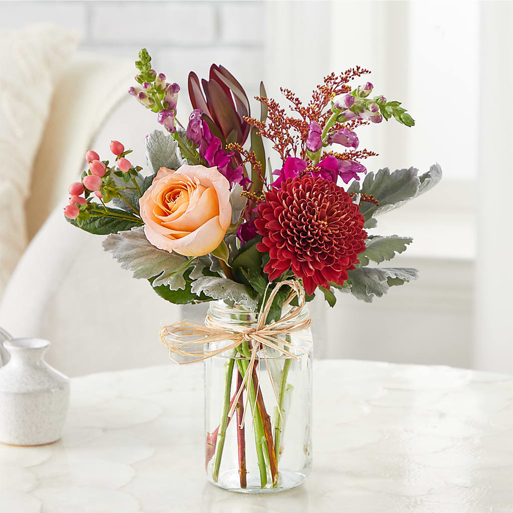 Moody Hues Bouquet –  Village Florist, Richmond KY