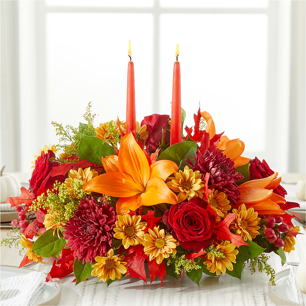 Autumn's Embrace Centerpiece –  Village Florist, Richmond KY