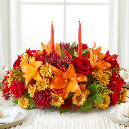 Autumn's Embrace Centerpiece –  Village Florist, Richmond KY