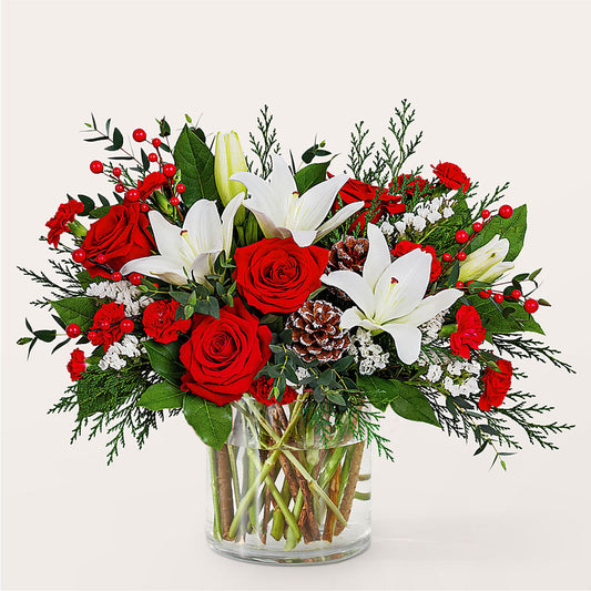 Best in Snow Bouquet –  Village Florist, Richmond KY