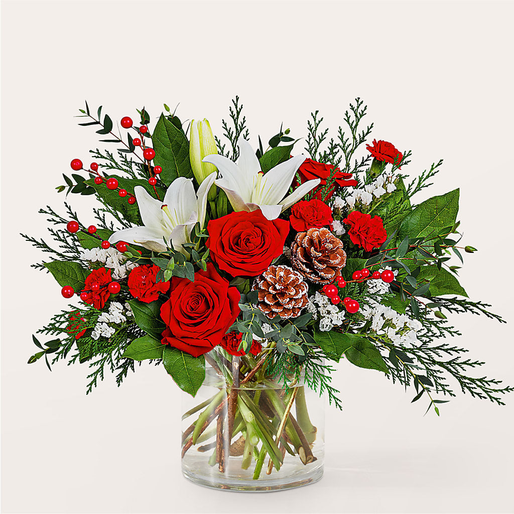 Best in Snow Bouquet –  Village Florist, Richmond KY