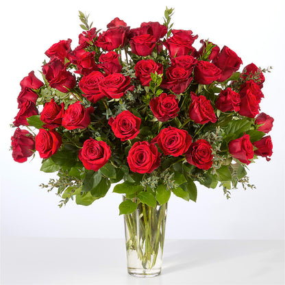 Forever Yours Fifty Stem Red Rose Bouquet –  Village Florist, Richmond KY